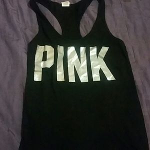 Pink brand tank top